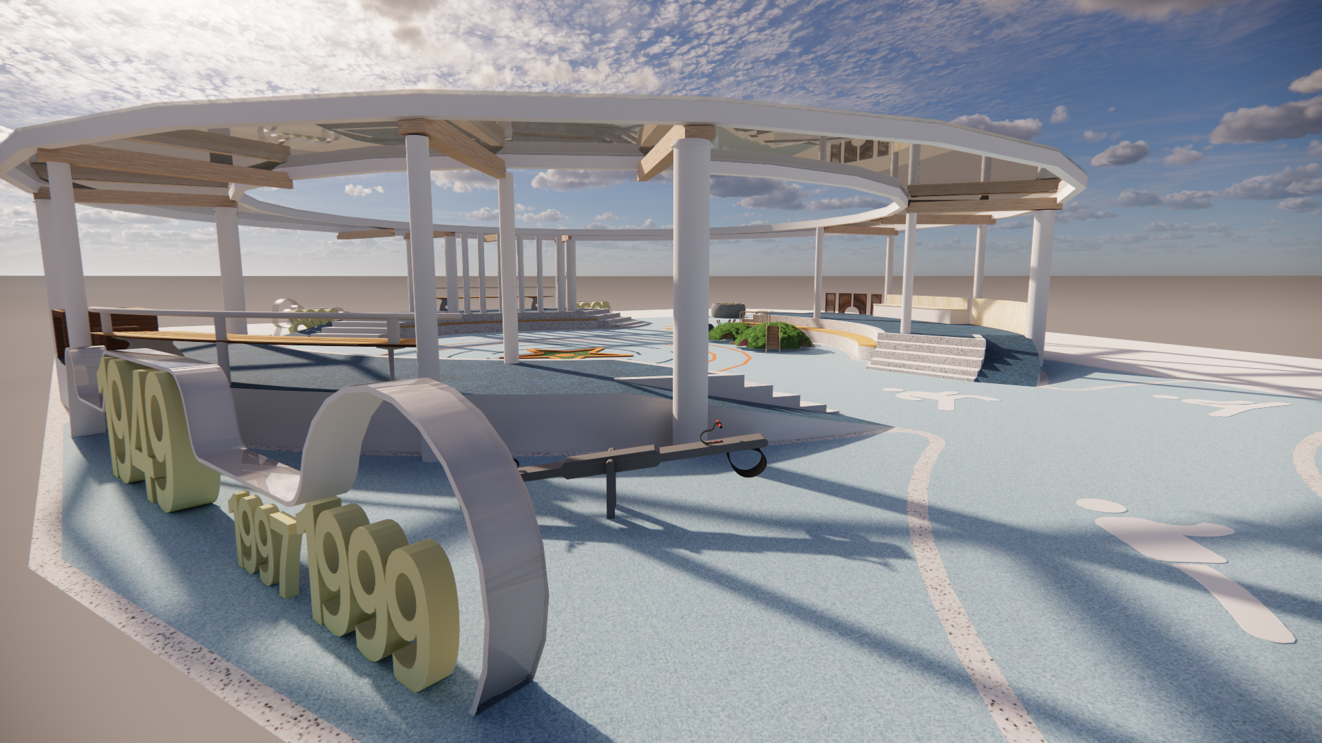 四川省彭州市老旧小区中央广场改造方案-4