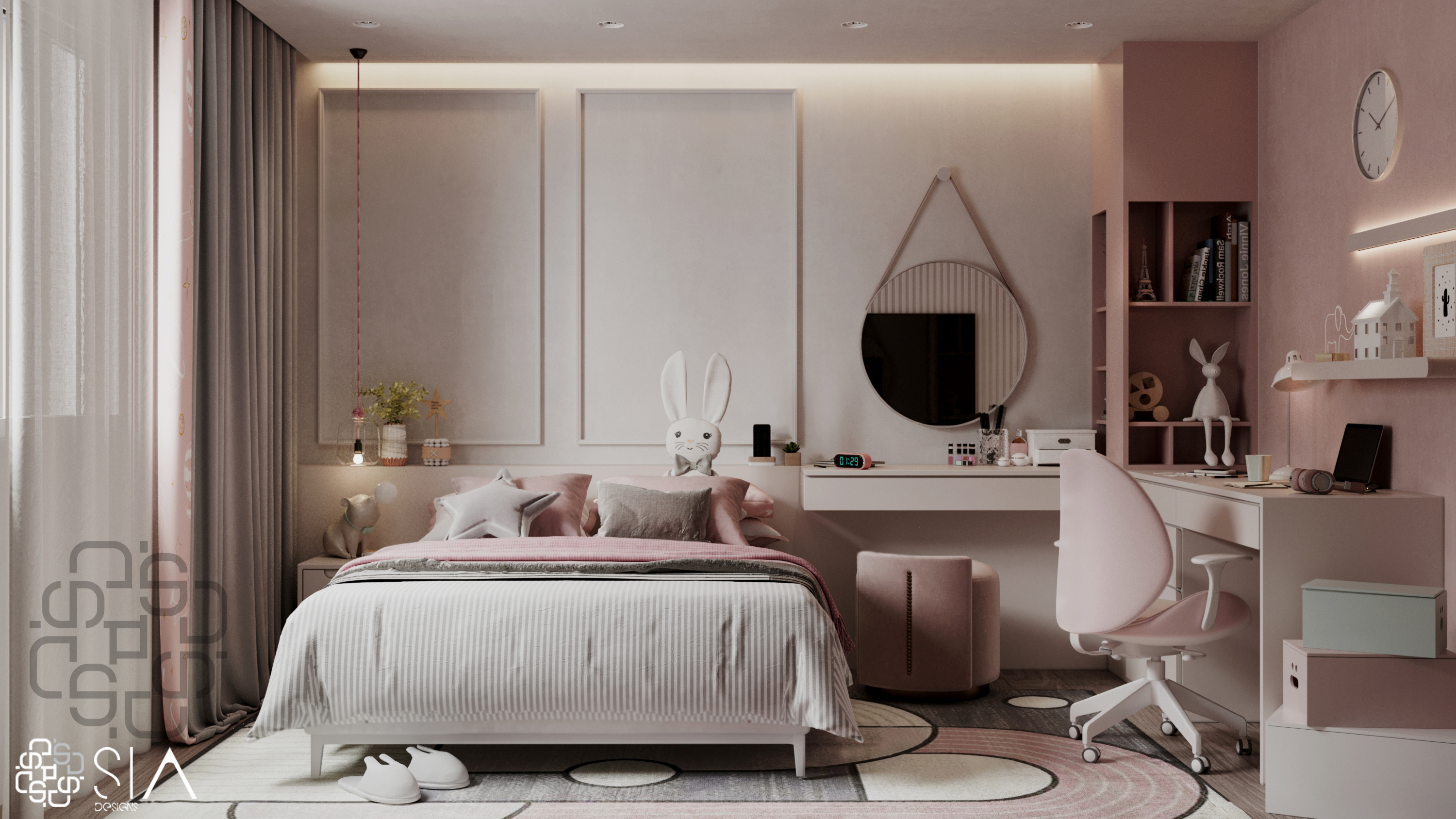 GIRLY BEDROOM | HYDE PARK-0