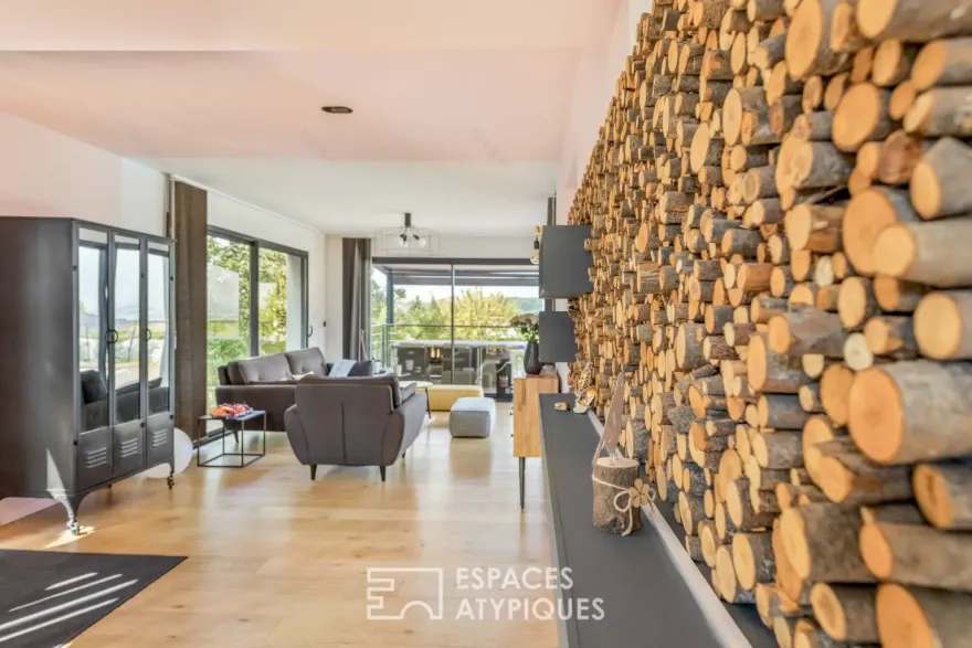 玻璃之光 | 近里昂的现代农场别墅设计-4