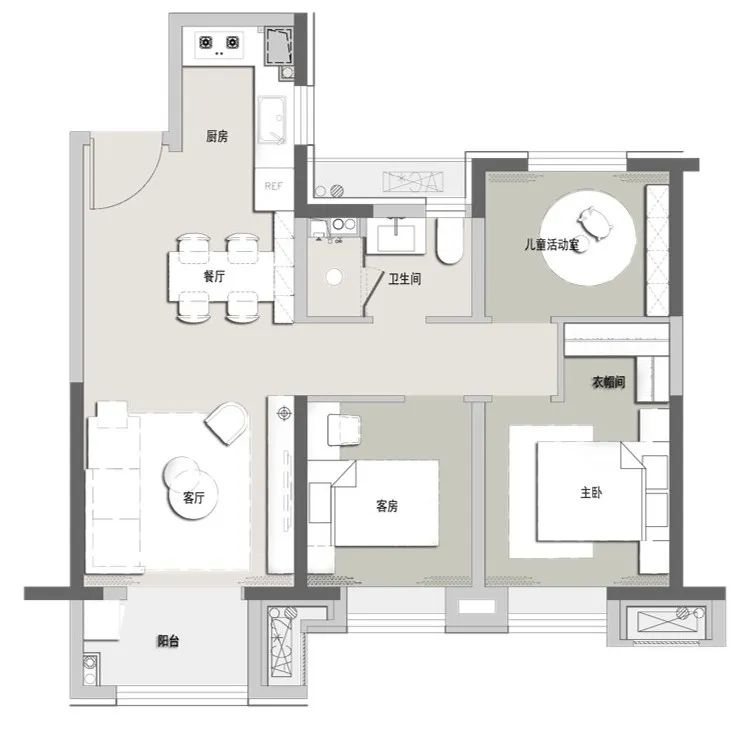 都会生活，现代艺术风格的奢雅空间-111