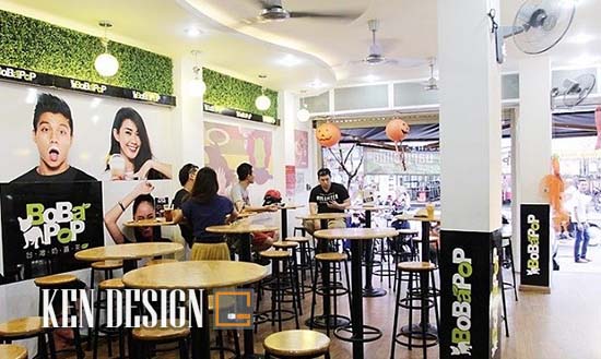 Bobapop奶茶店（ Lê Văn Sỹ 店）室内设计丨越南胡志明市丨Kendesign-20