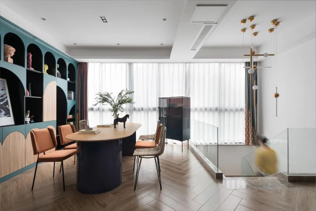 一套房改两套，全屋十几种颜色还想让客厅"裸奔"  | 南也设计-30