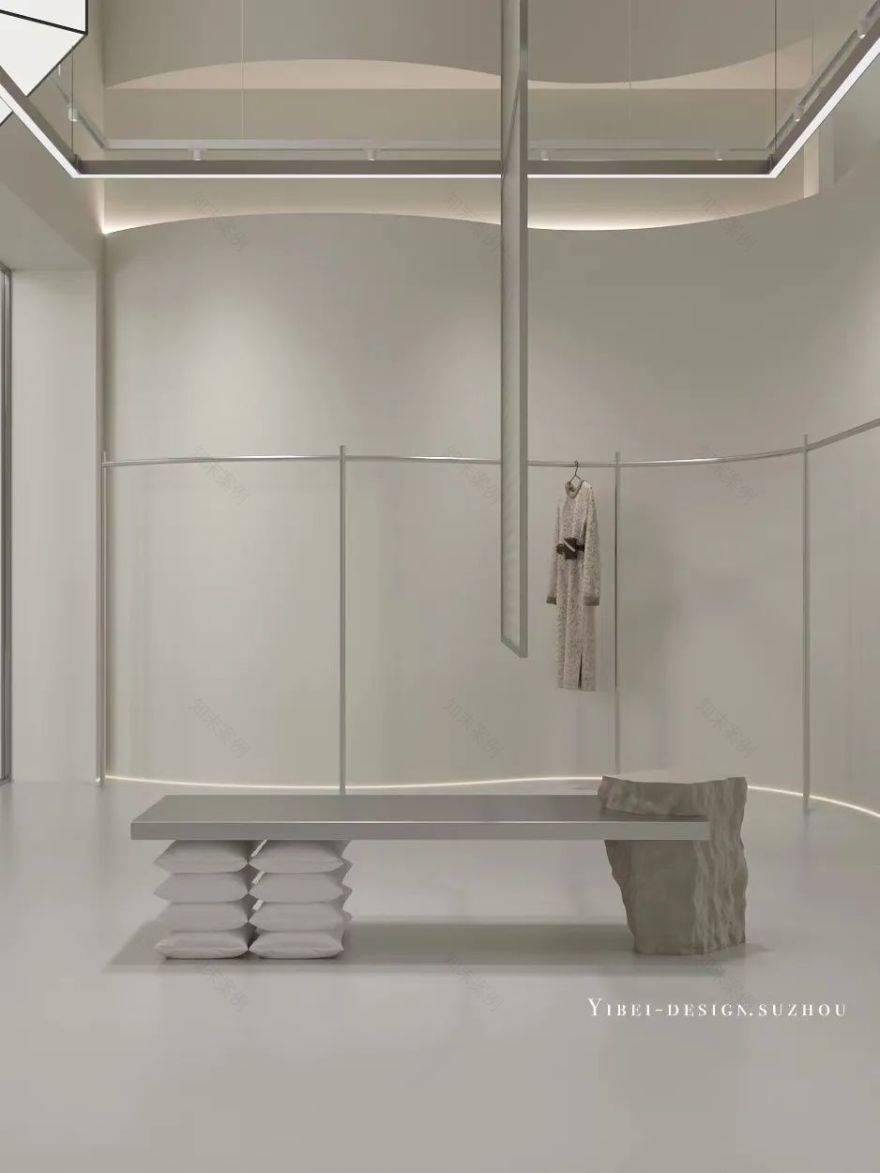 纯白极简空间设计丨中国苏州丨一贝设计-5