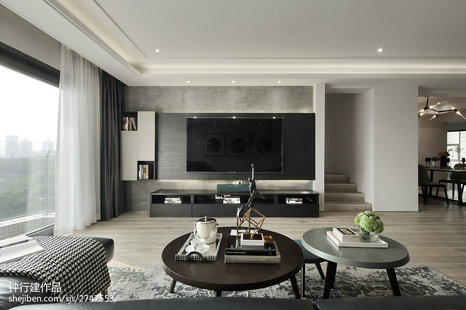 四居及以上150平米装修案例-17