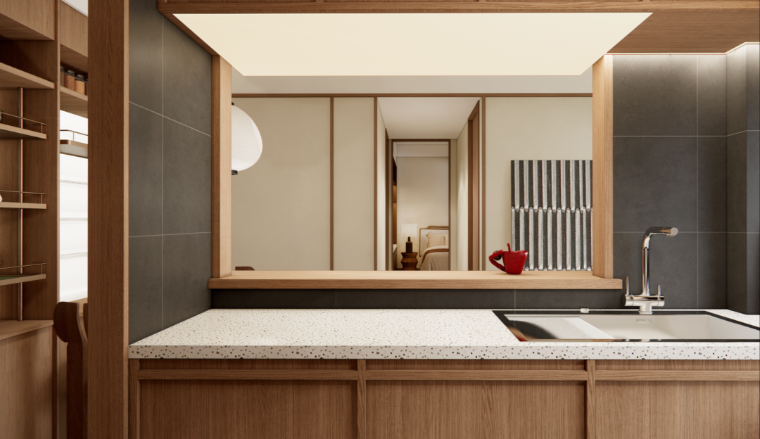 蔚蓝左岸花园现代原木风样板间丨中国深圳-25