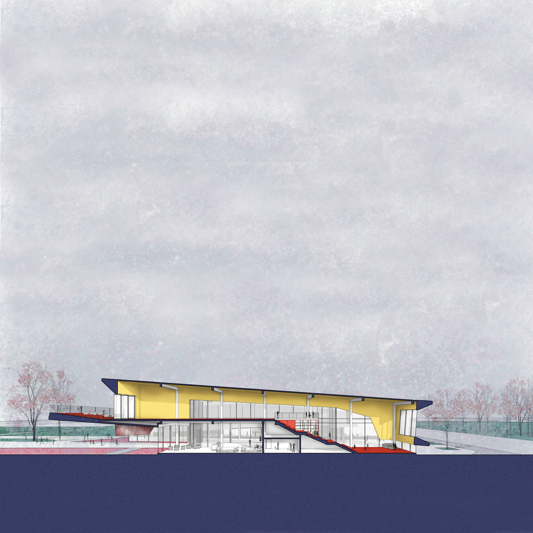   日清设计丨西安绿地能源艺术中心 建筑设计  丨中国西安-99