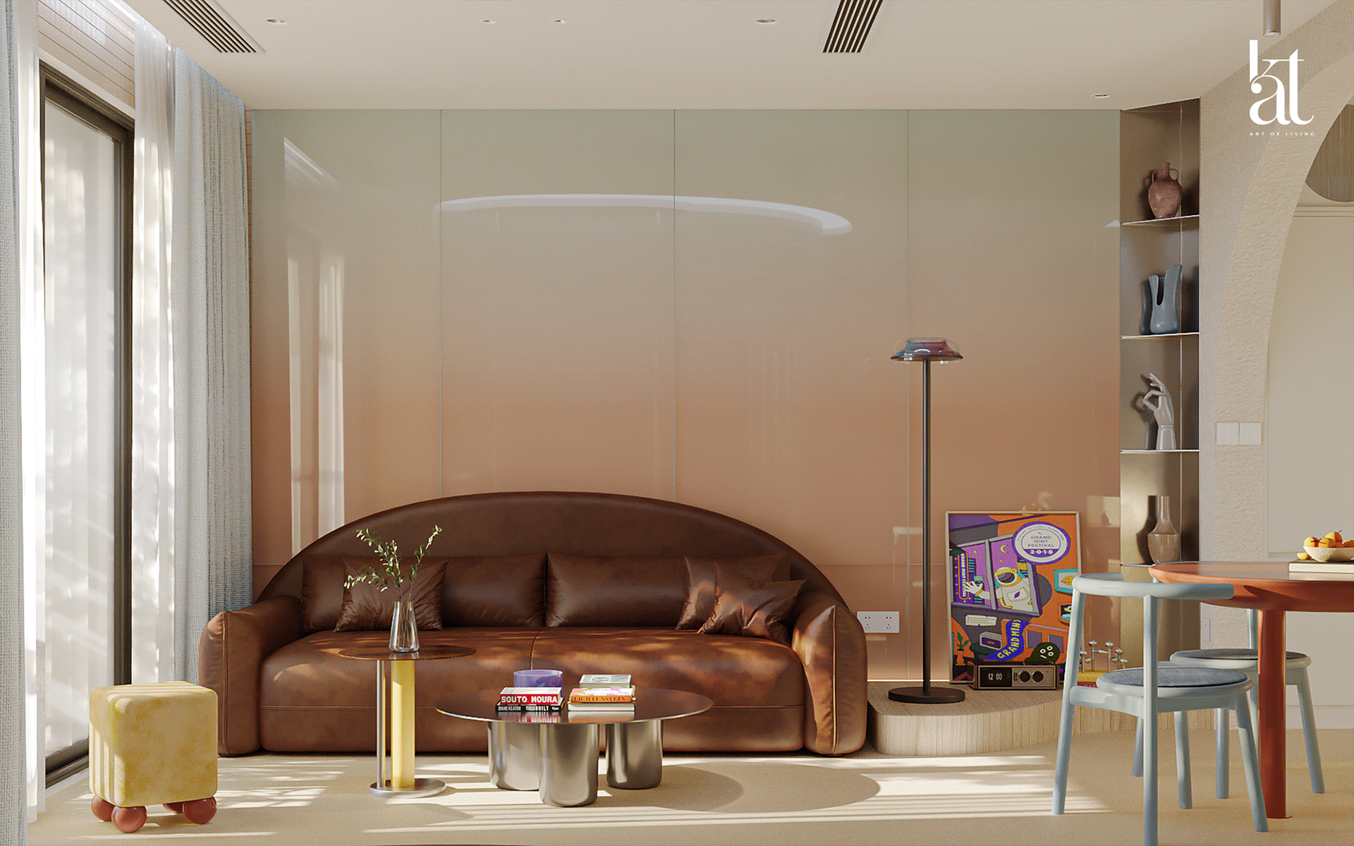 梦幻胶囊公寓丨Kat Studio（设计师Ciosce Nguyen）-26