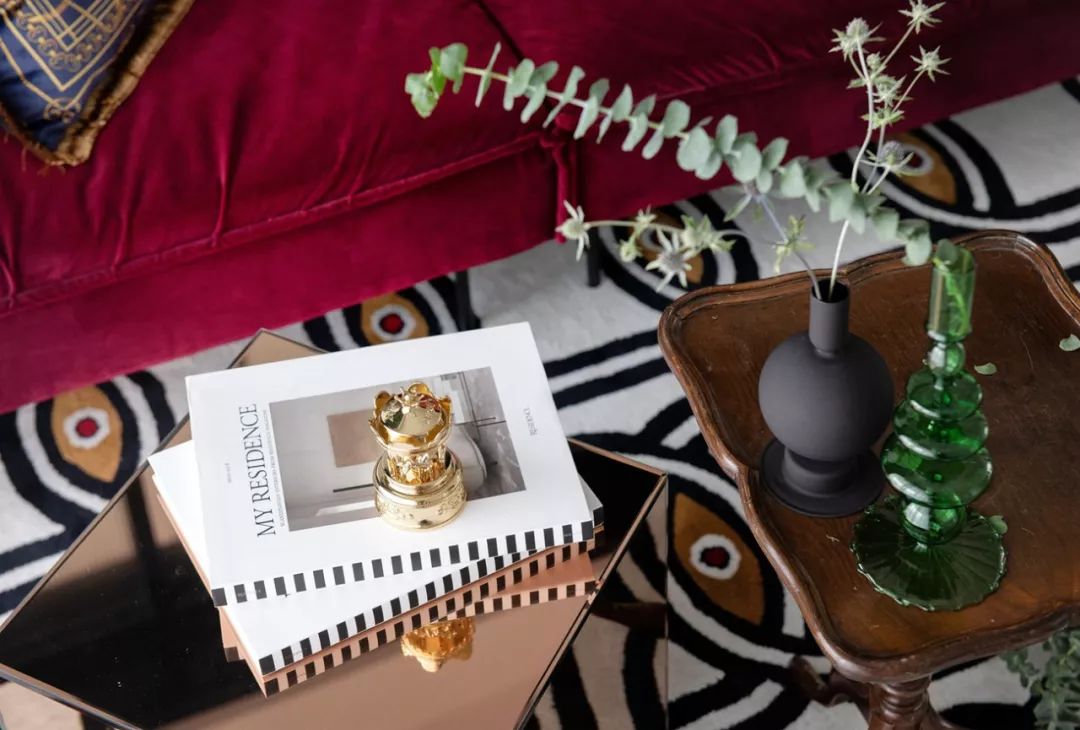 115㎡多彩混搭住宅，打造轻奢复古艺术空间-20