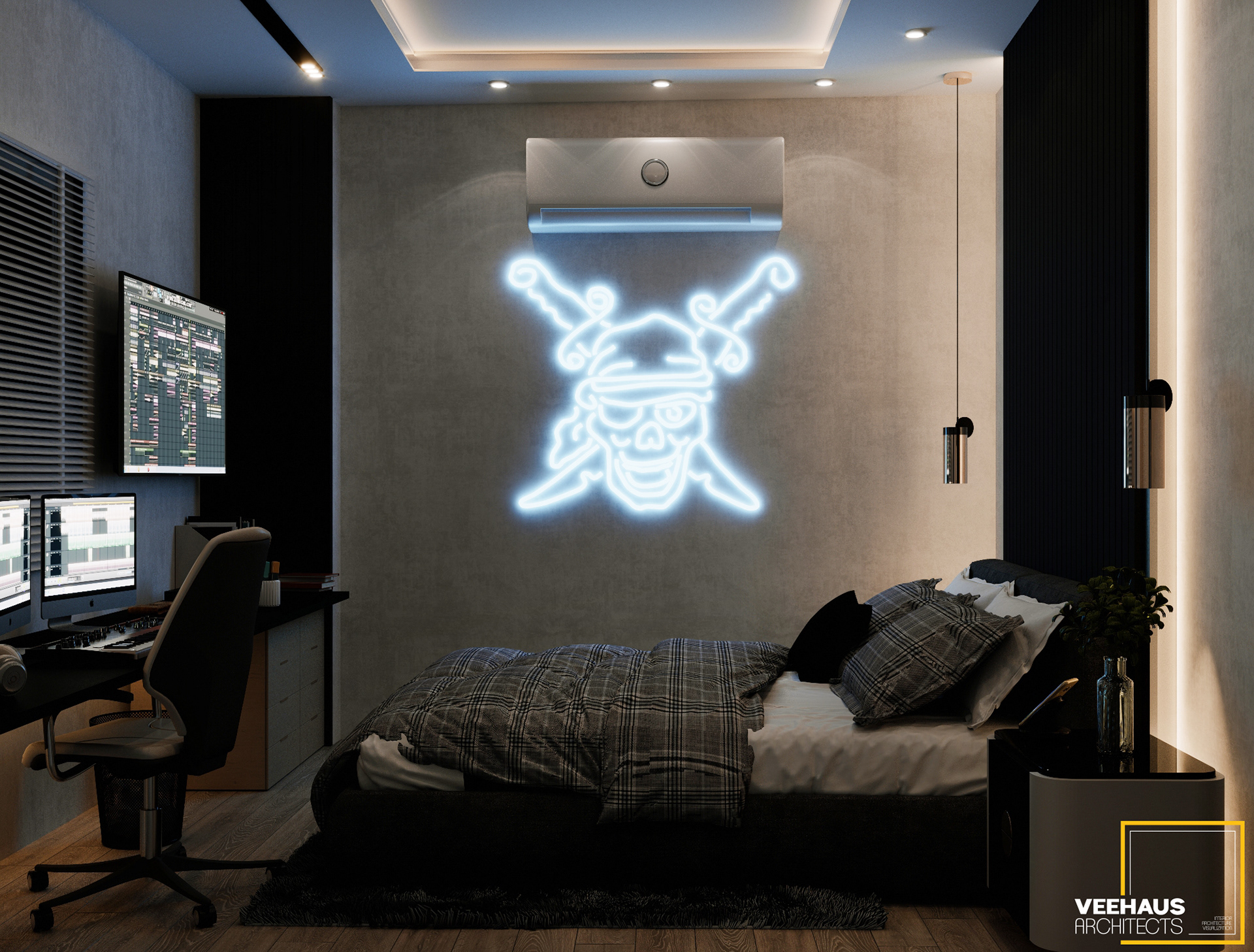 游戏室丨Veehaus Architects-11