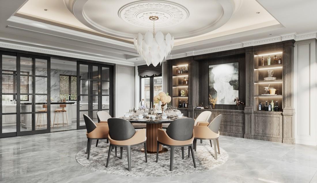 Hzoom 一蒙空间设计事务所打造优雅别墅,打破常规布局-10