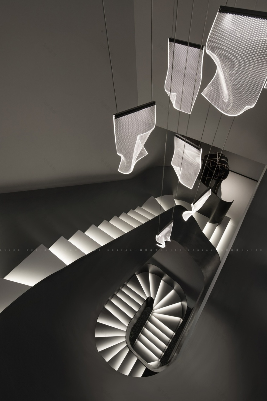 悬浮楼梯下的现代极简别墅设计丨中国杭州丨赵艺哲设计团队-52