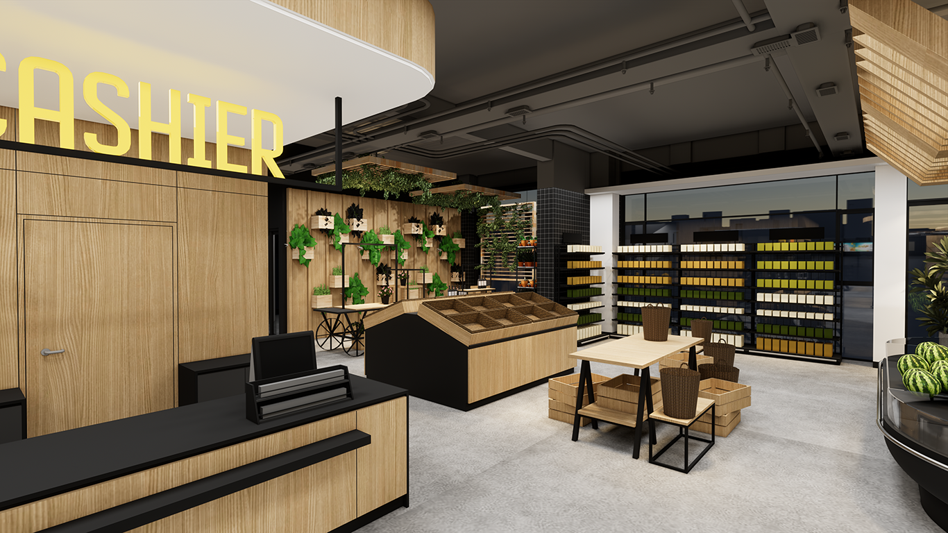 新零售超市设计丨再設計空间事務所-7