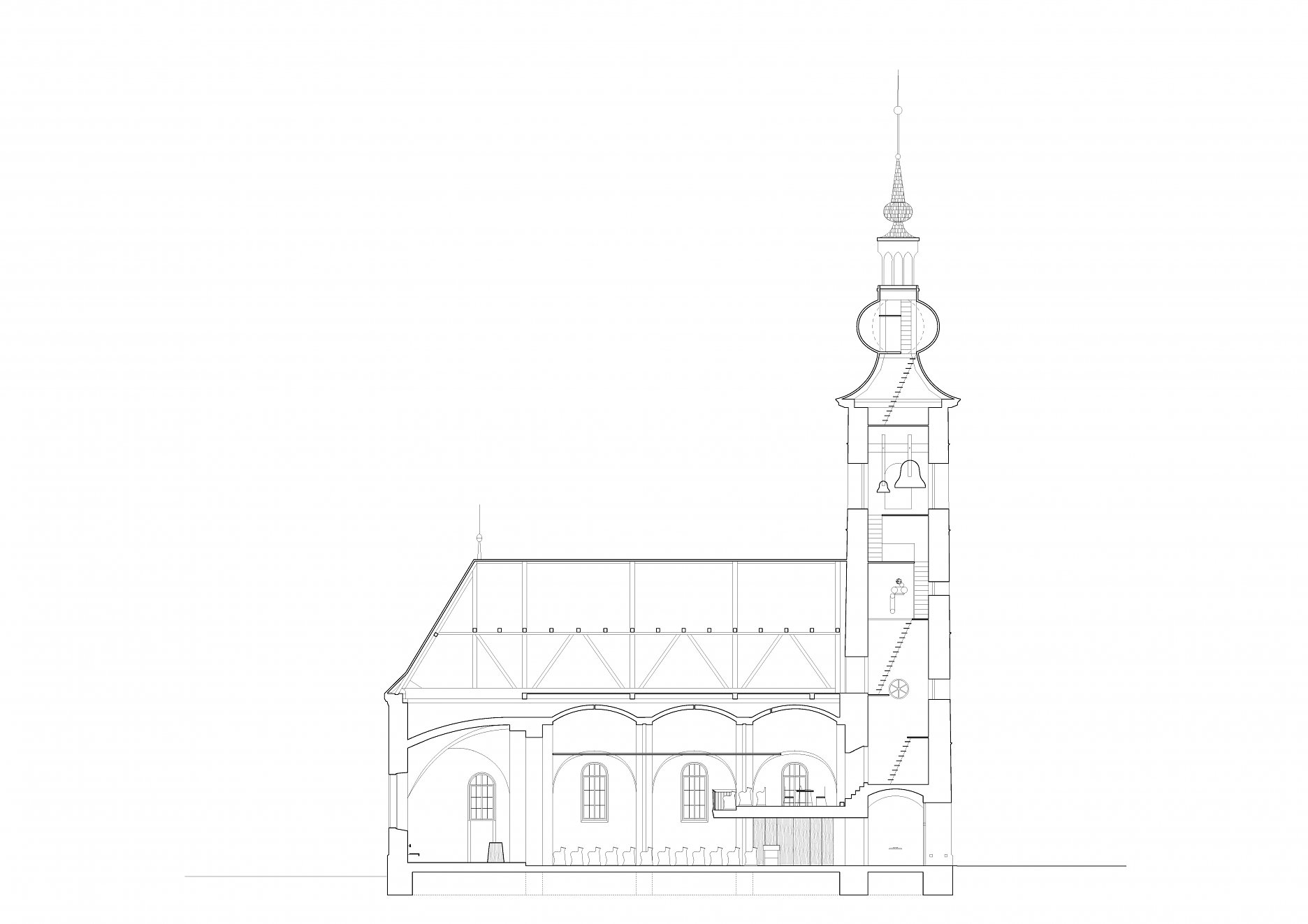 Hodslavice福音派教堂室内重建丨捷克-56