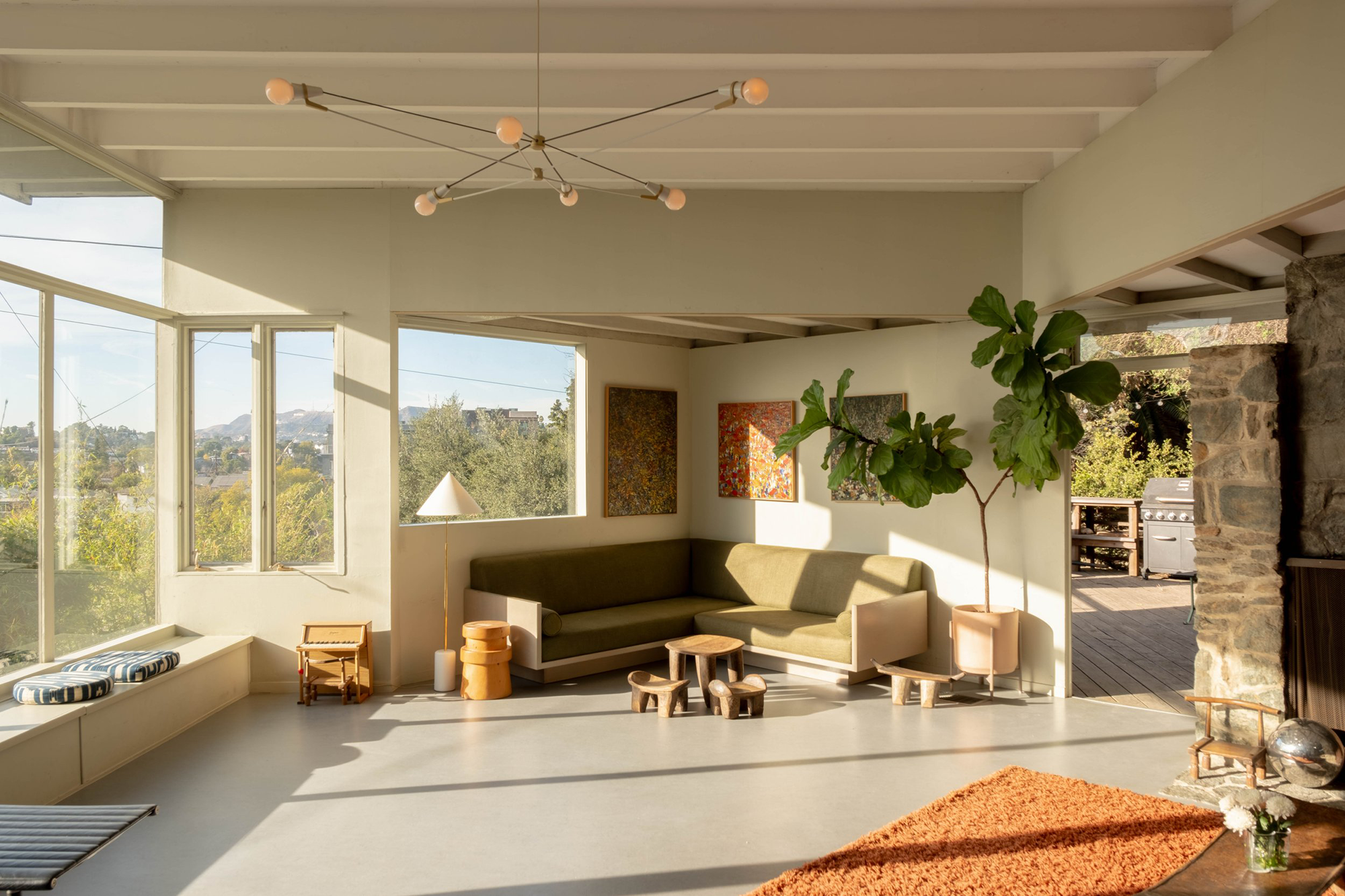 乡村自建房室内丨美国洛杉矶丨鲁道夫·辛德勒-28