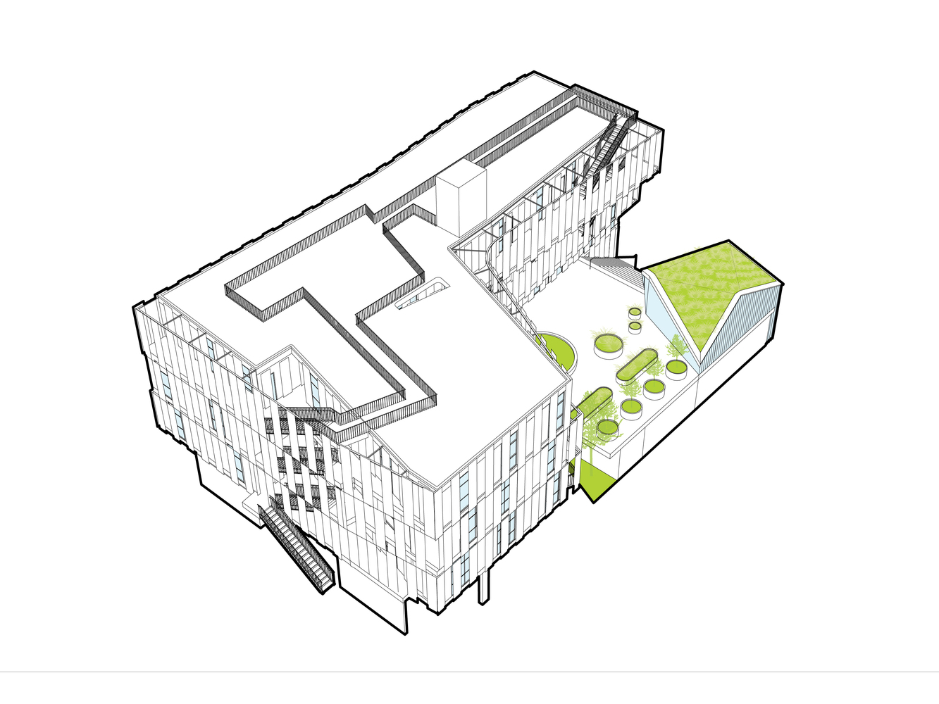 洛杉矶 LOHA 住房项目 | 社区花园助力解决无家可归问题-3