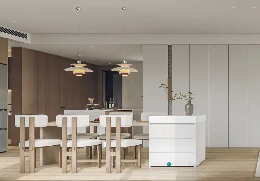 OriginalDesign|作品赏析|润府143平竖厅，原木与大白墙的碰撞，藏着收纳与美学的双重惊喜-46