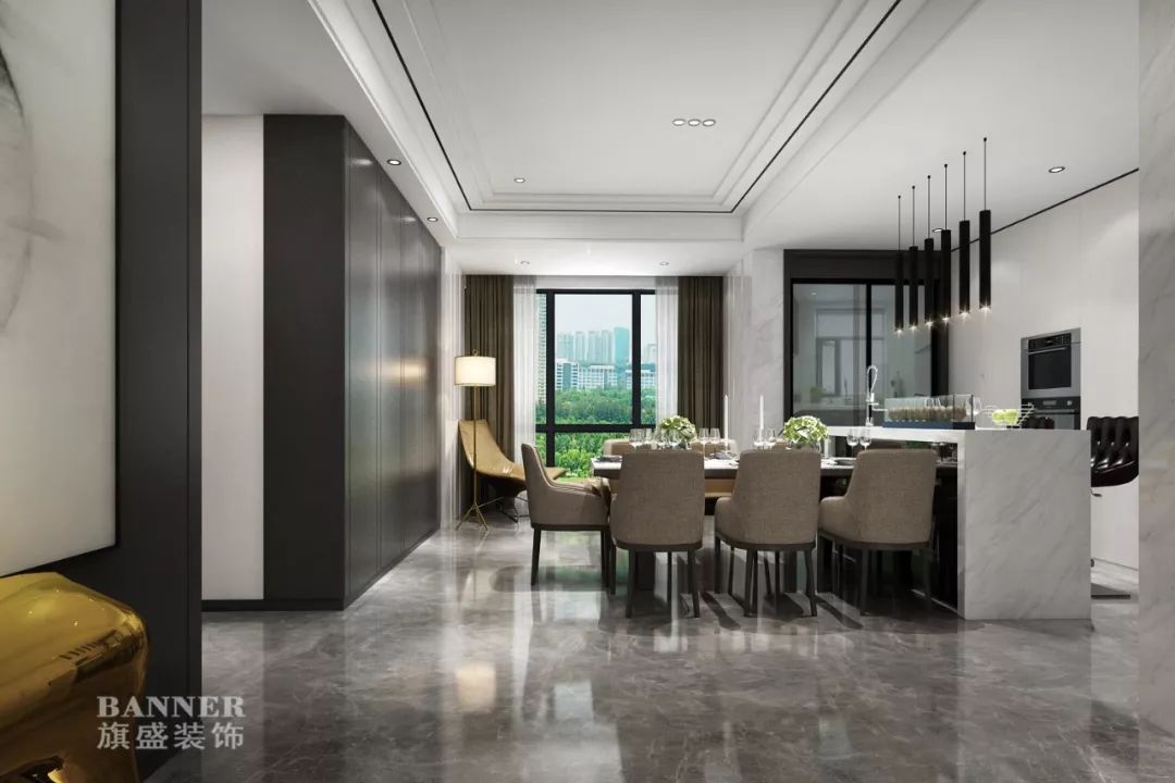 段峰 | 湖城大境 3 号地的现代简约之家-57