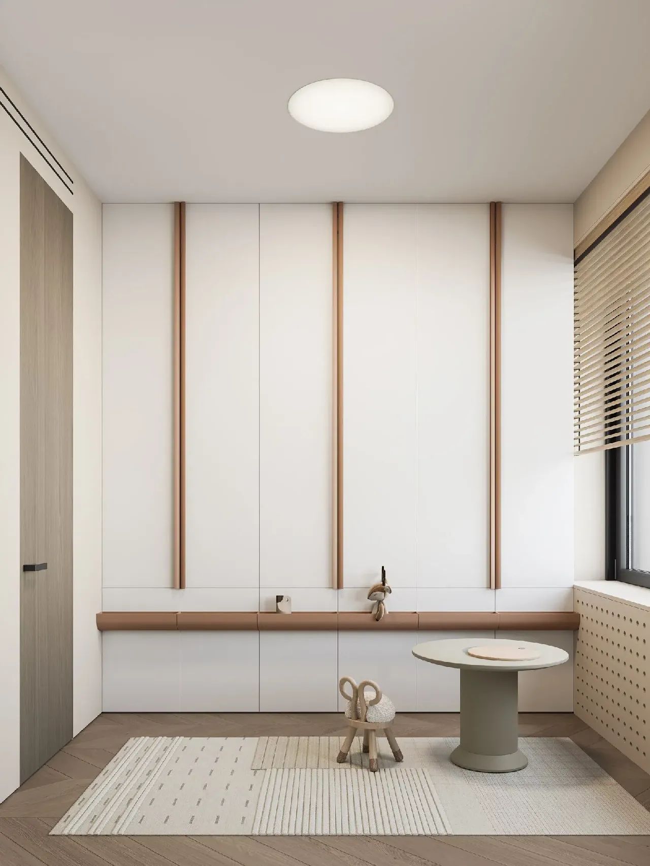 128㎡三居室室内设计-33