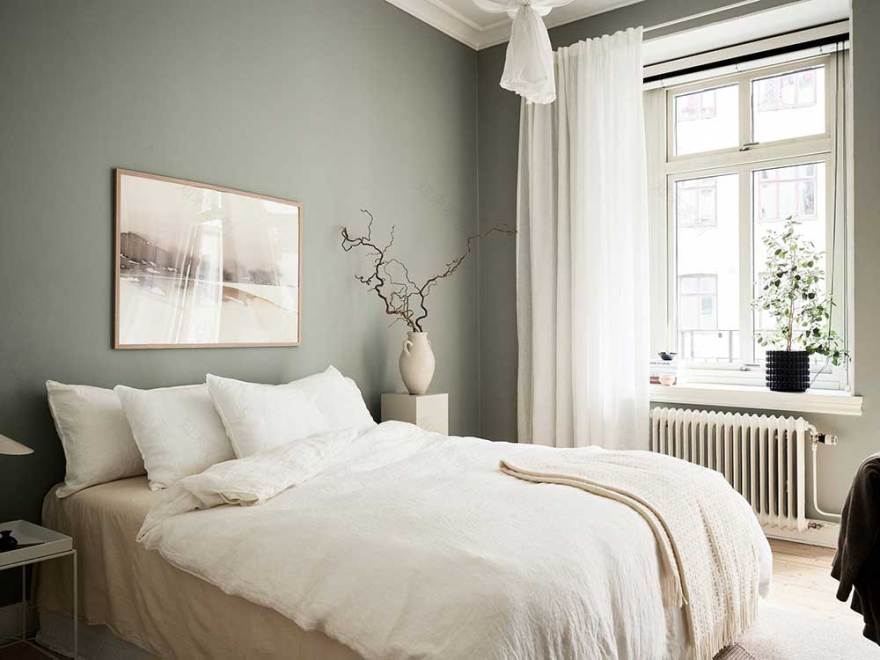 瑞典清新简约一居设计,自然光影打造轻盈空气美居-19