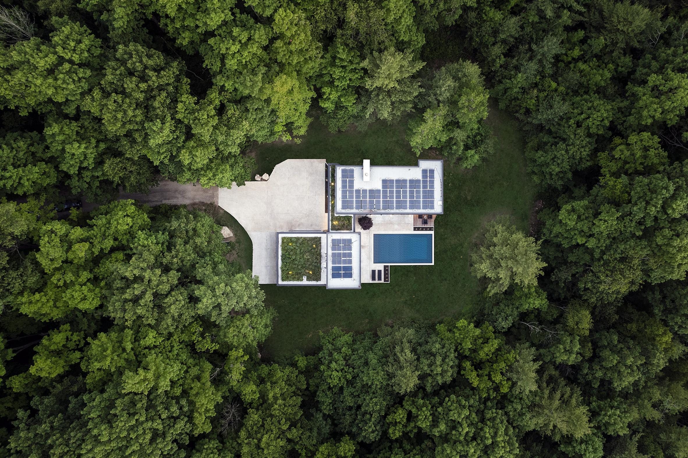 多材质森林住宅 | Oneida Ridge-3