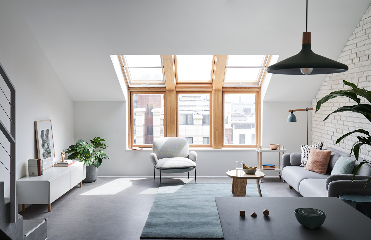 北京 Starburst House 的倾斜天花板挑战-43