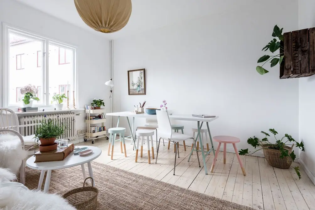 33 平米极简白色空间，打造专属单身女性的梦幻居所-3