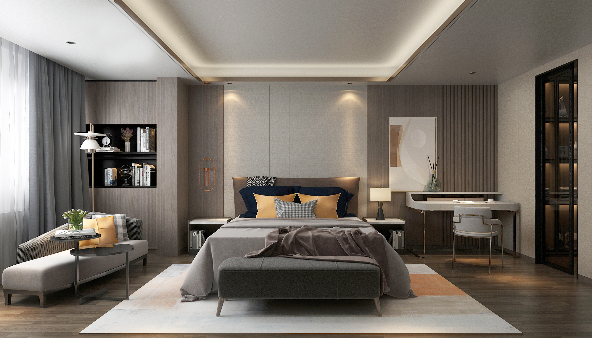 现代轻奢的家-21