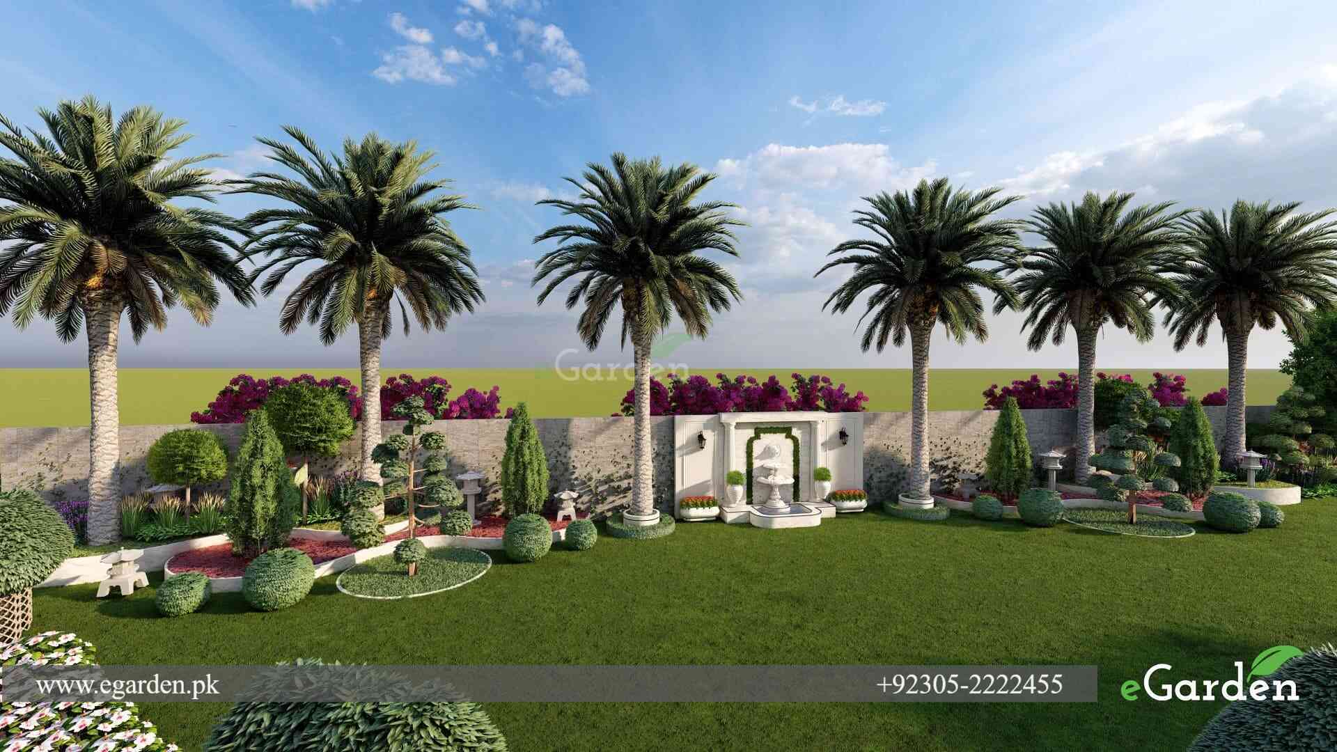 Farmhouse Landscape Design in Pakistan-1