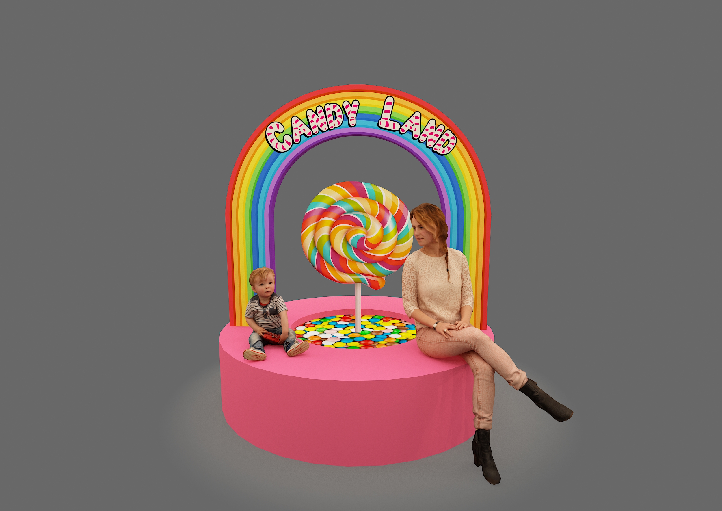 Ibn Battuta Mall Dubai | Candy land kids Activation-2