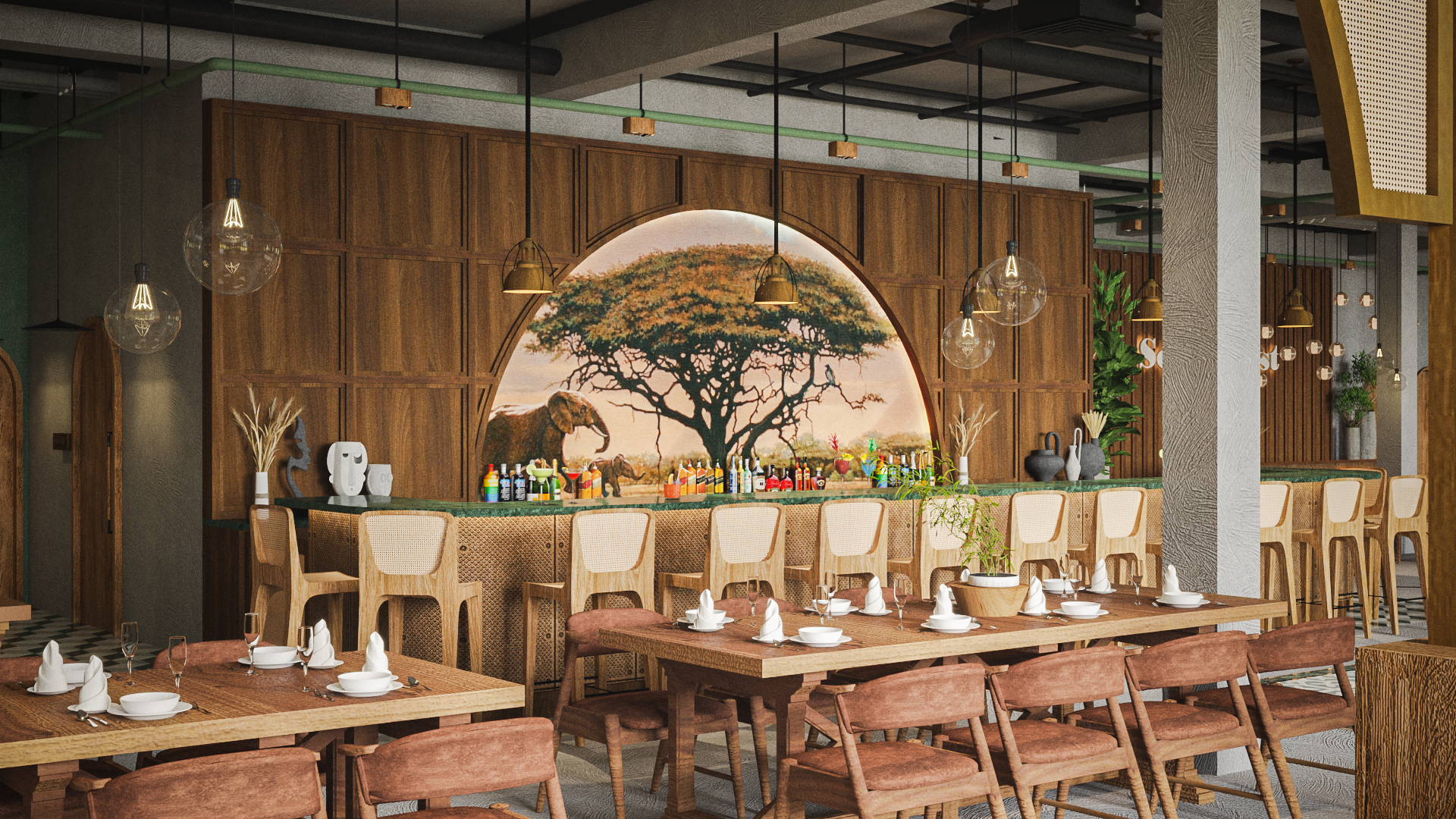 Sea Forest 餐厅丨柬埔寨蒙多基里丨The 3 Design by R&K-10