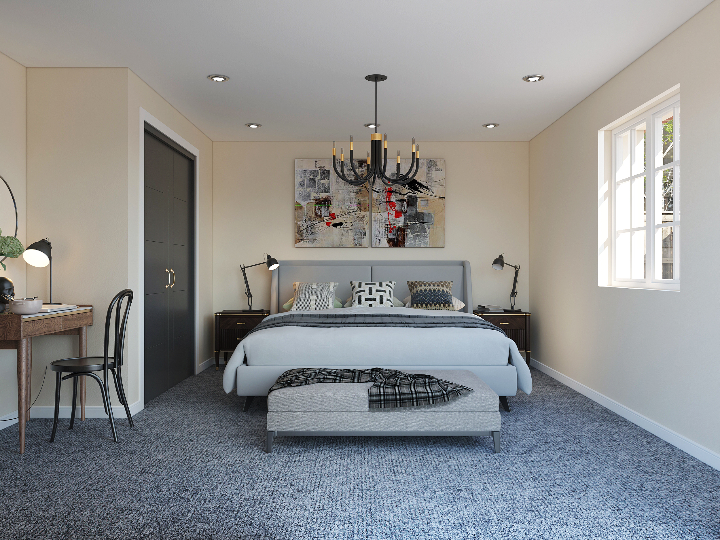 uk home exterior and interior(3ds max - vray)-4