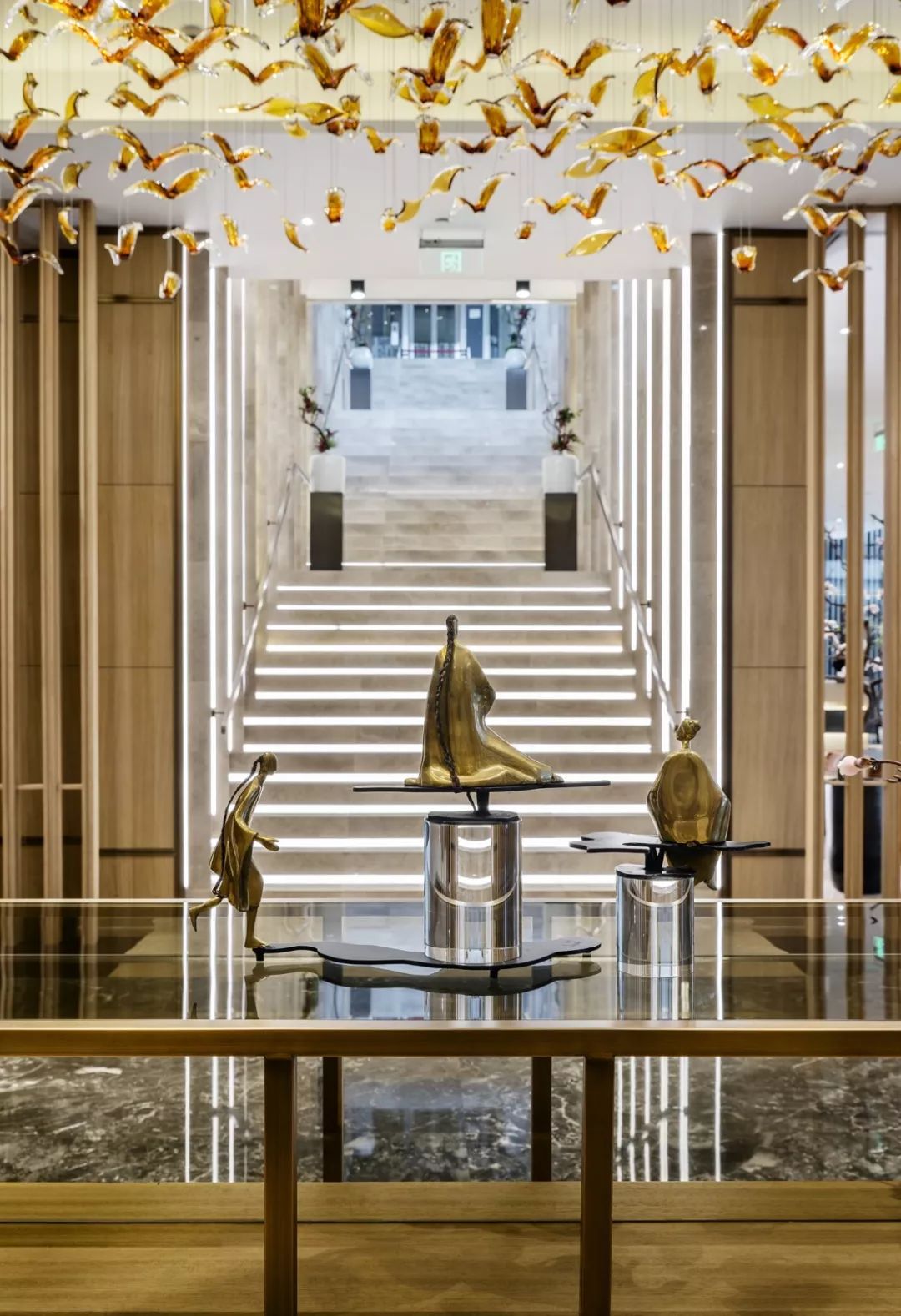 水元素+千鸟飞翔，精致震撼的当代写意！ 达观国际设计事务所-3