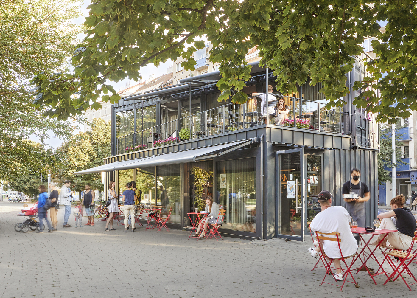 捷克 Kontejner 咖啡馆丨彼得·法博-5