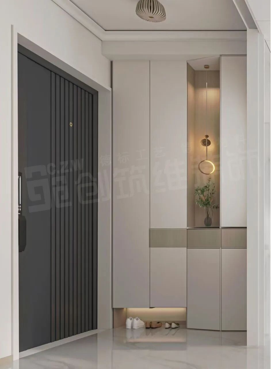 燕京航城|97㎡三居现代简约风案例-23