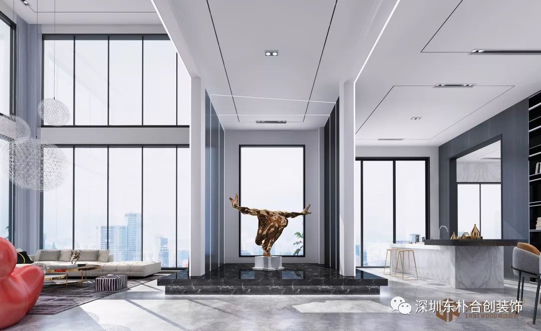 深圳东朴合创新作 | 未来方舟 E2 别墅，简约时尚的私享空间-27