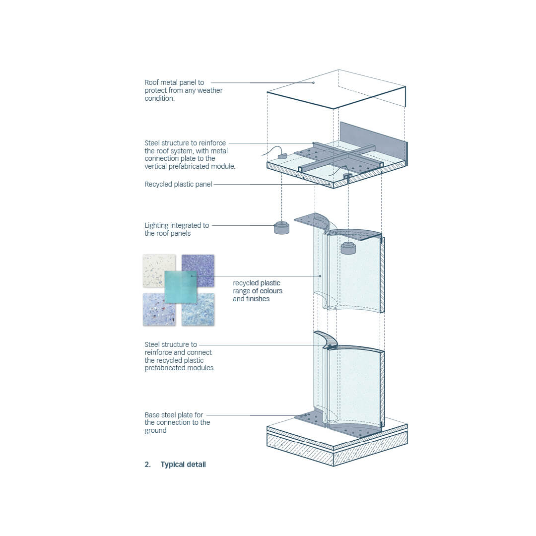 Le onde  未建成公交站台设计丨意大利丨SP architecture workshop-17