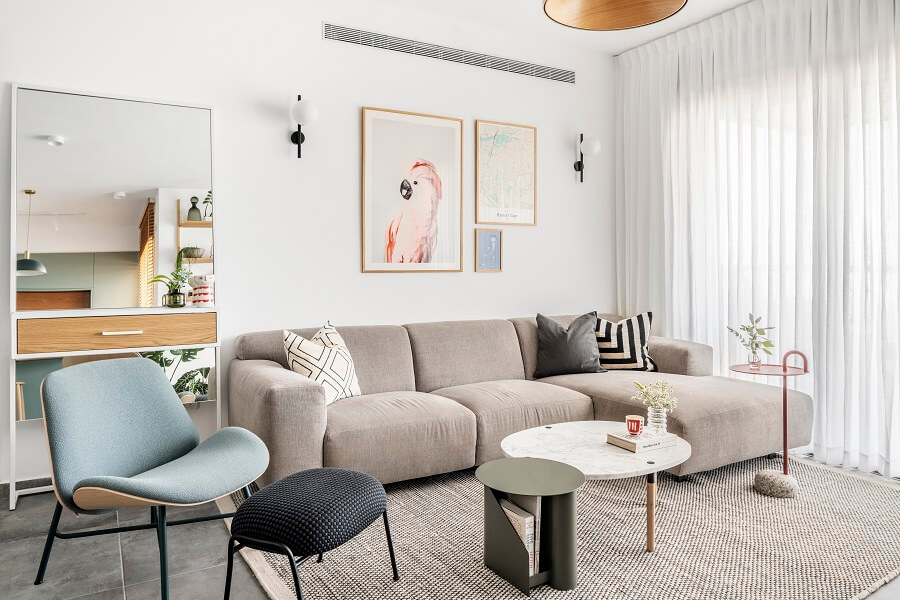 150 מ"ר ברמת גן: מודרנית, אקלקטית ומשקיפה אל הנוף - WALLS : WALLS-13