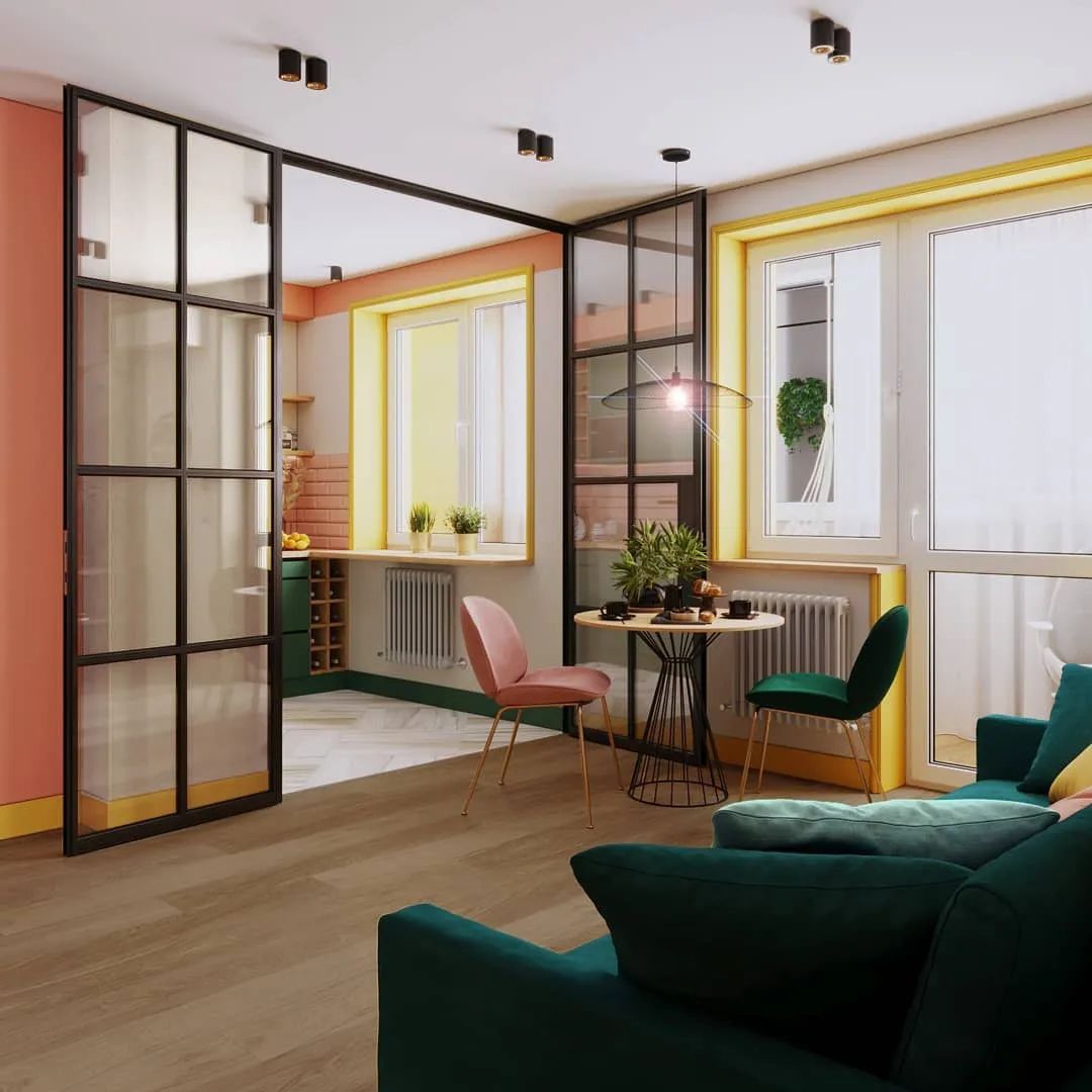 43㎡浪漫色彩小宅丨Ivanova-17