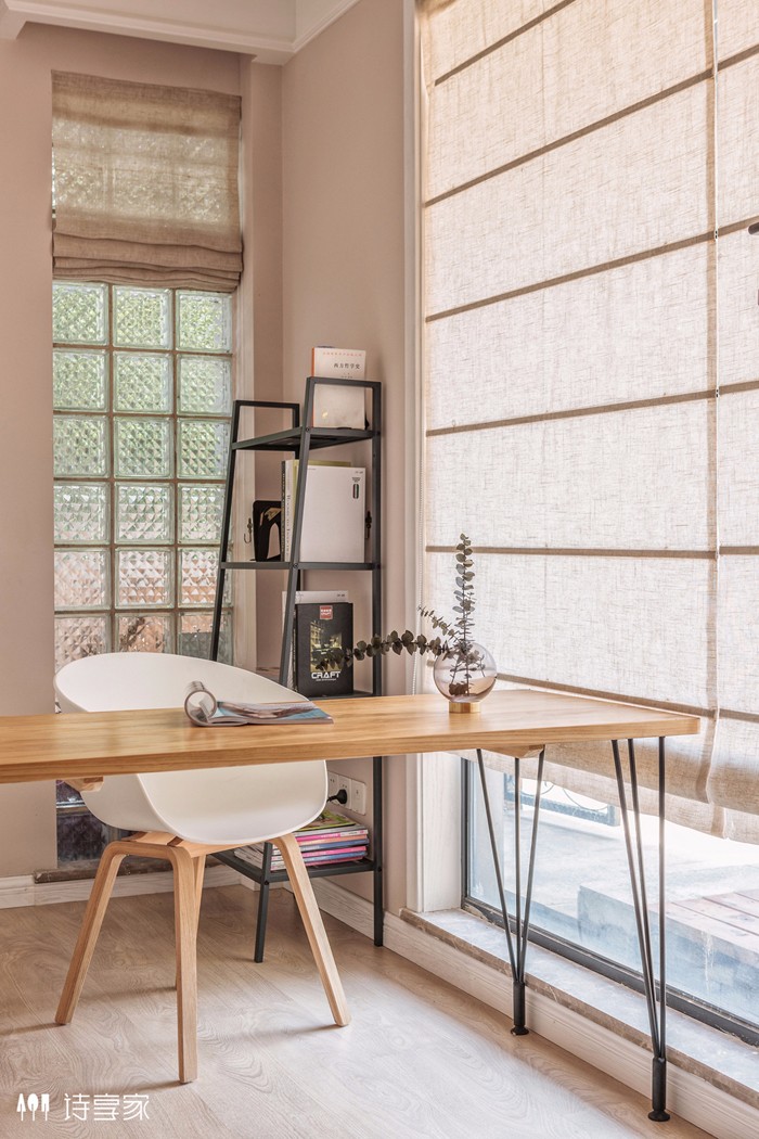 150㎡万科城市花园现代轻美式住宅  诗享家设计-17