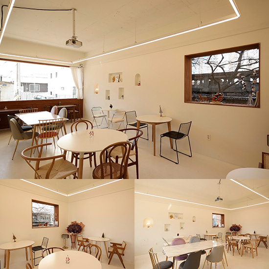 白色与木材的完美融合 | 20 平米咖啡厅的设计魅力-1