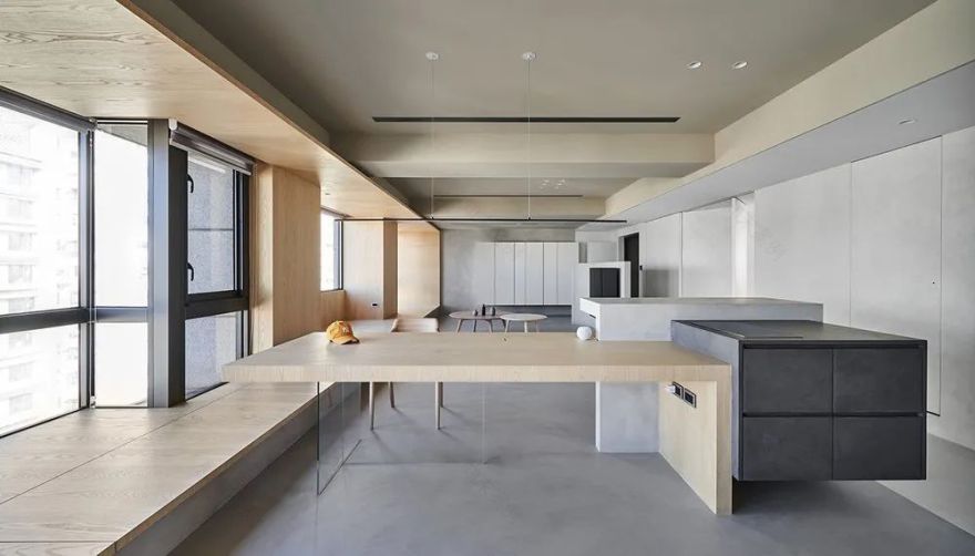 客厅变成大“广场”,139㎡可开可关的超大空间 | 虫点子新作-52