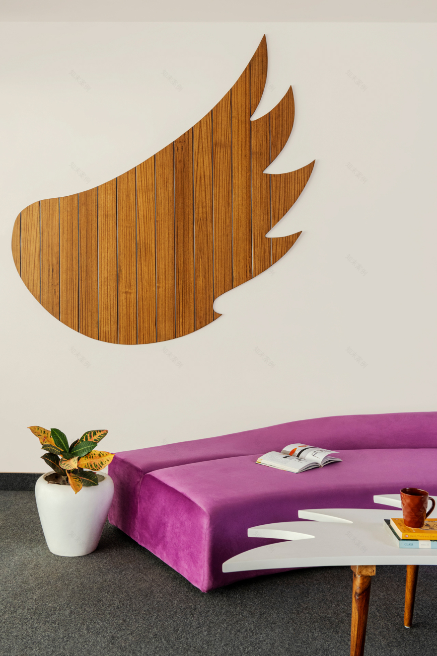 无限循环的现代办公室设计丨印度丨Studio Meraki-11