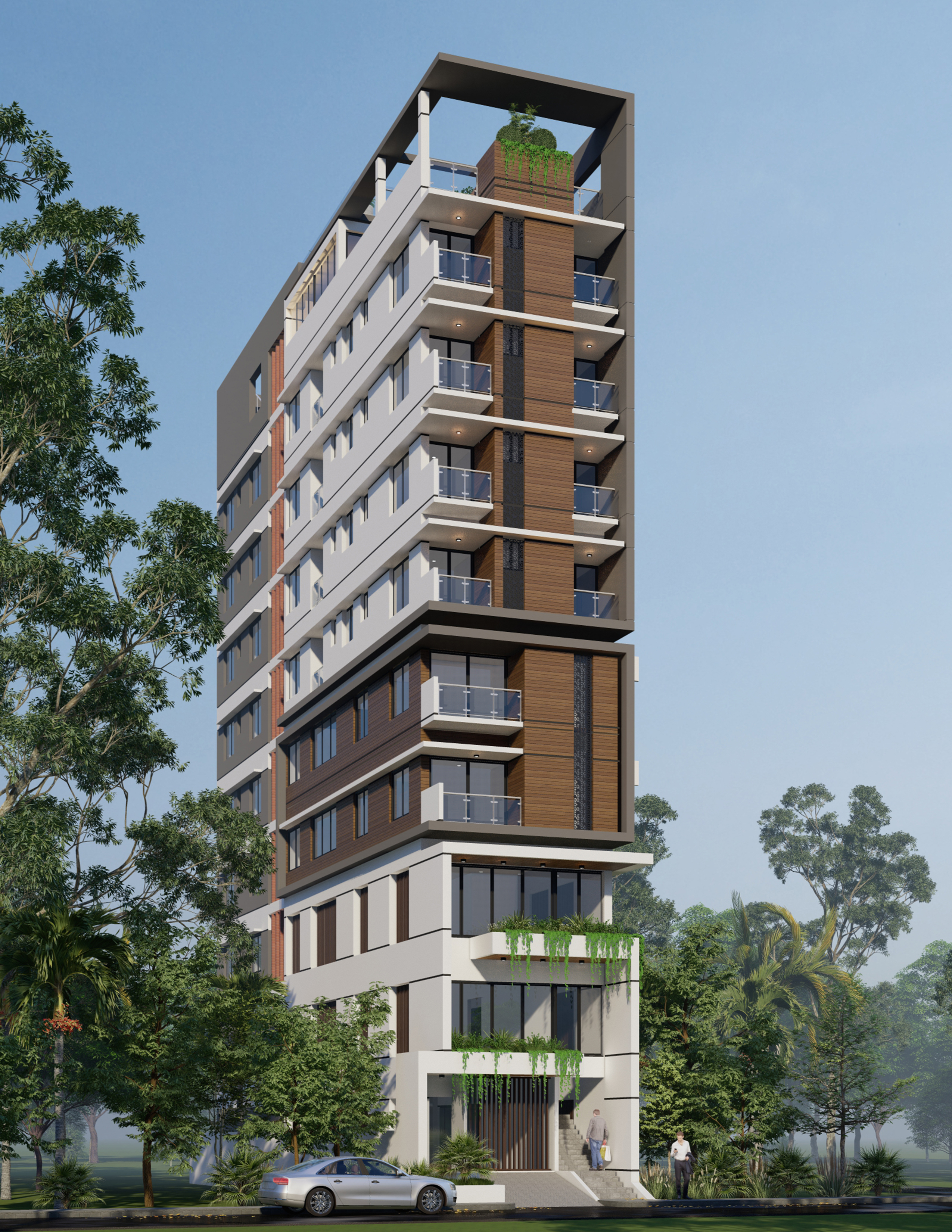 混合用途建筑设计丨Khetro Sthapati-3