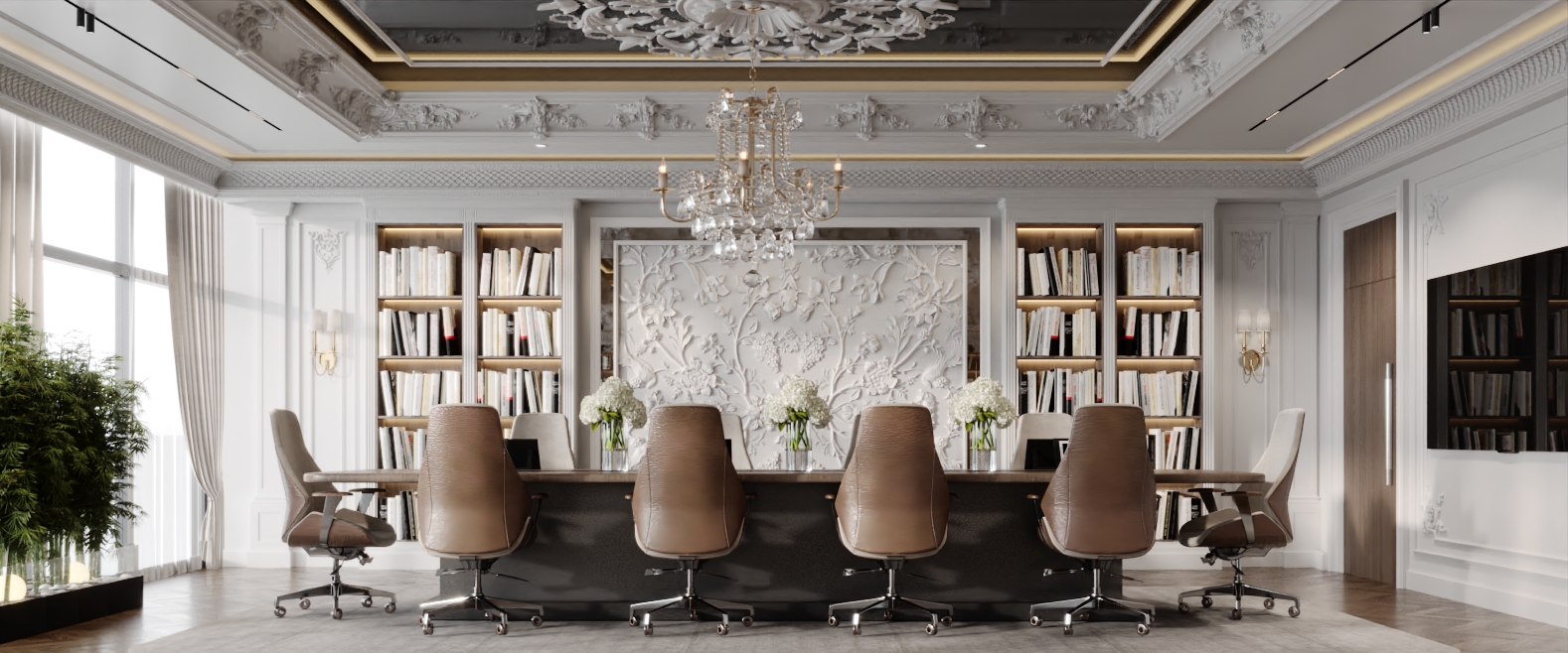 Manger Office Room  新古典风格办公室-2