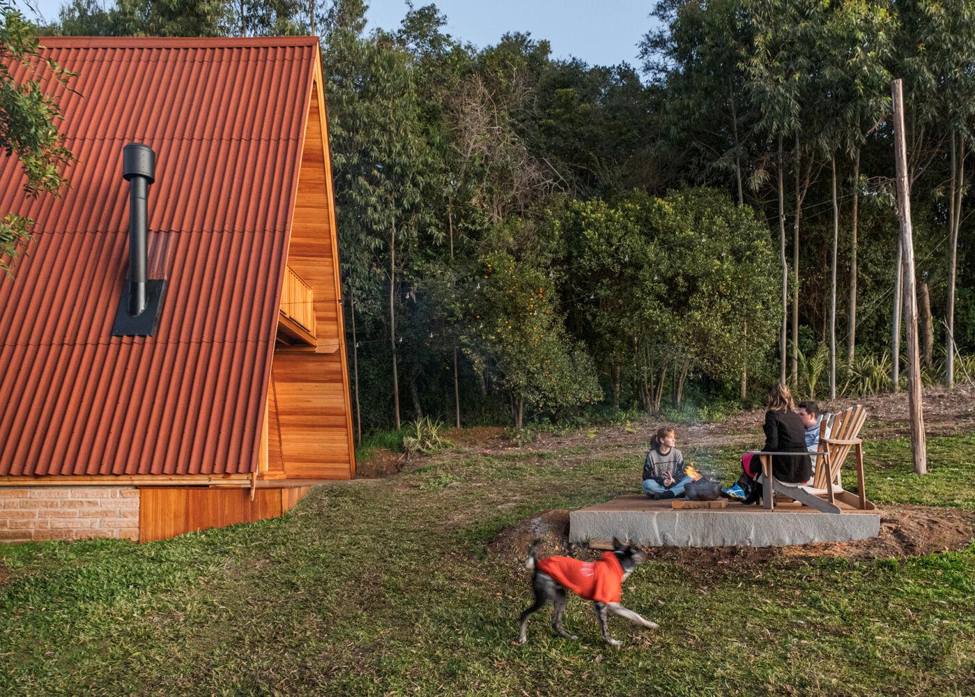 巴西 Pinto Bandeira 自然景观中的 La Pinta Chalets-25