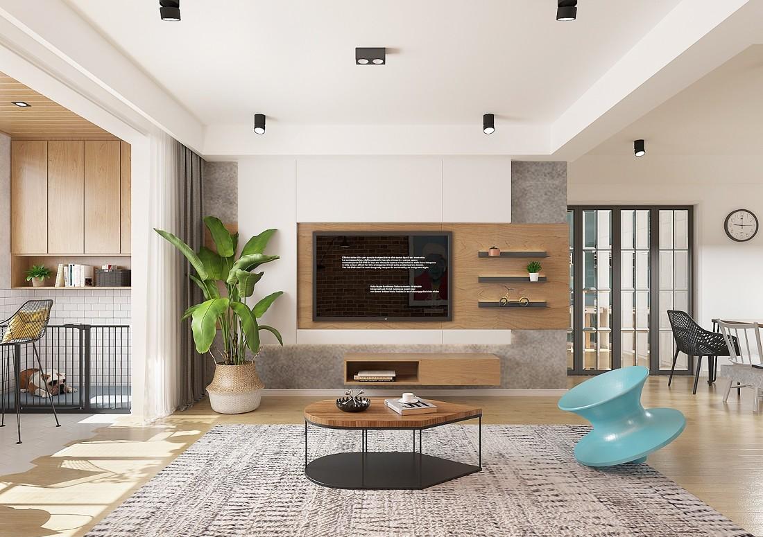 动线优化，自然色彩打造精致小公寓-7