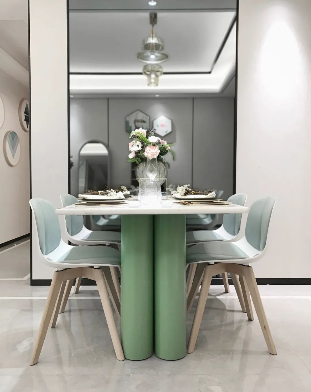 爱马仕轻奢++ 自然小清新,漓东新城样板房设计演绎优雅与清新-48