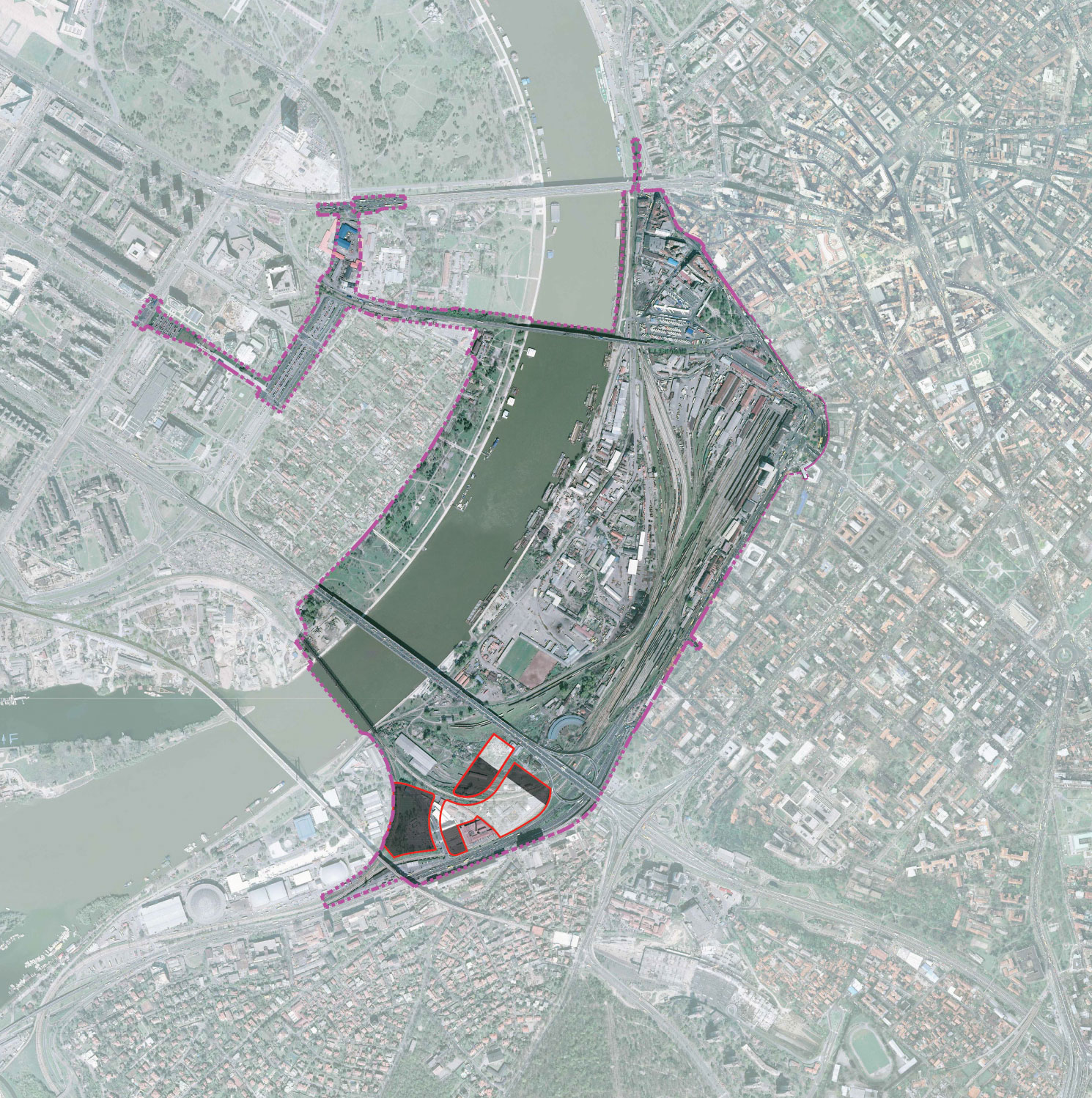 贝尔格莱德水上区酒店,市场及6栋住宅楼建设项目-7