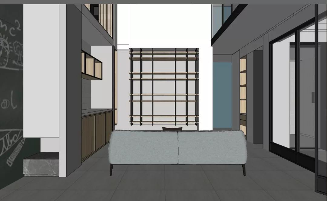 三口之家地下娱乐空间，趣味层高打造多功能生活场所-120