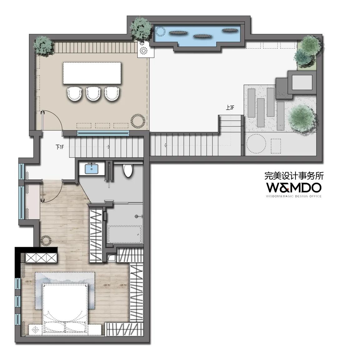 完美设计事务所 | 乐山紫云府,现代东方的静谧之奢-10